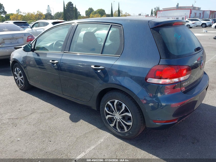 2014 Volkswagen Golf VIN WVWDB7AJ8EW006192 IAAI salvage auction — FRONT END, Salvage (California), sold $725 on 2026-08-06 (photo 3)