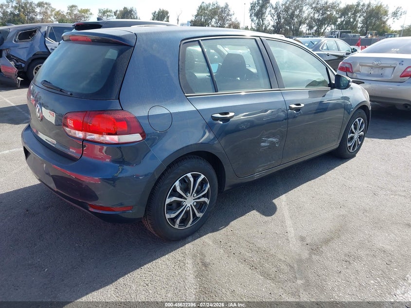 2014 Volkswagen Golf VIN WVWDB7AJ8EW006192 IAAI salvage auction — FRONT END, Salvage (California), sold $725 on 2026-08-06 (photo 4)