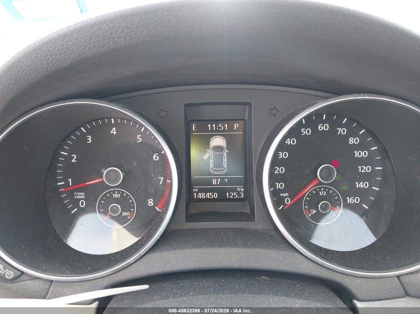 2014 Volkswagen Golf VIN WVWDB7AJ8EW006192 IAAI salvage auction — FRONT END, Salvage (California), sold $725 on 2026-08-06 (photo 7)