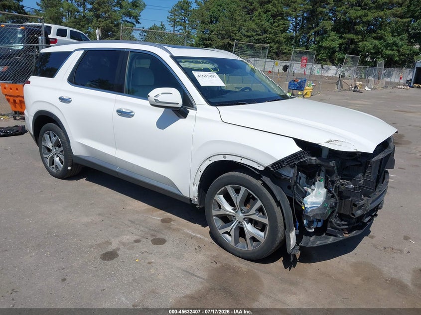 2020 Hyundai Palisade VIN KM8R4DHE5LU141223 IAAI salvage auction — FRONT END, Mv-907A (New York), sold $6,600 on 2026-07-28 (photo 1)