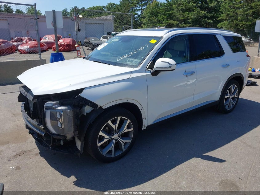 2020 Hyundai Palisade VIN KM8R4DHE5LU141223 IAAI salvage auction — FRONT END, Mv-907A (New York), sold $6,600 on 2026-07-28 (photo 2)