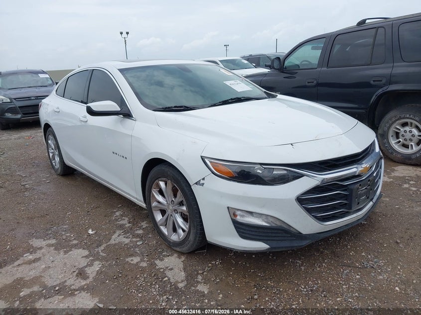 2021 Chevrolet Malibu VIN 1G1ZD5ST9MF011333 IAAI salvage auction — ENGINE DAMAGE, Nrc Lienholder Repossession Paperwork (Texas), sold $2,750 on 2026-08-03 (photo 1)