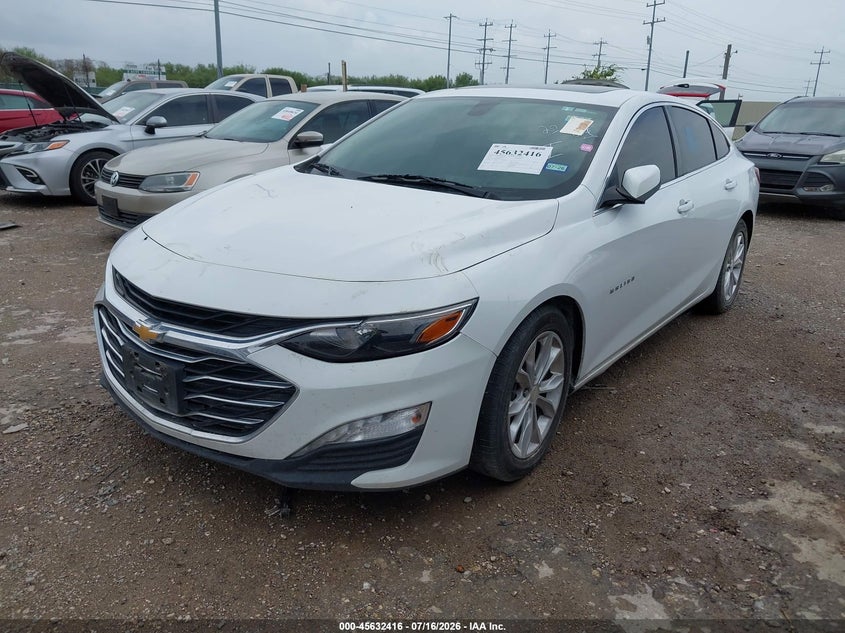 2021 Chevrolet Malibu VIN 1G1ZD5ST9MF011333 IAAI salvage auction — ENGINE DAMAGE, Nrc Lienholder Repossession Paperwork (Texas), sold $2,750 on 2026-08-03 (photo 2)