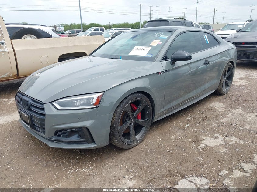 2019 Audi S5 VIN WAUR4AF55KA050844 IAAI salvage auction — ENGINE DAMAGE, Nrc Lienholder Repossession Paperwork (Texas), sold $3,750 on 2026-07-29 (photo 2)