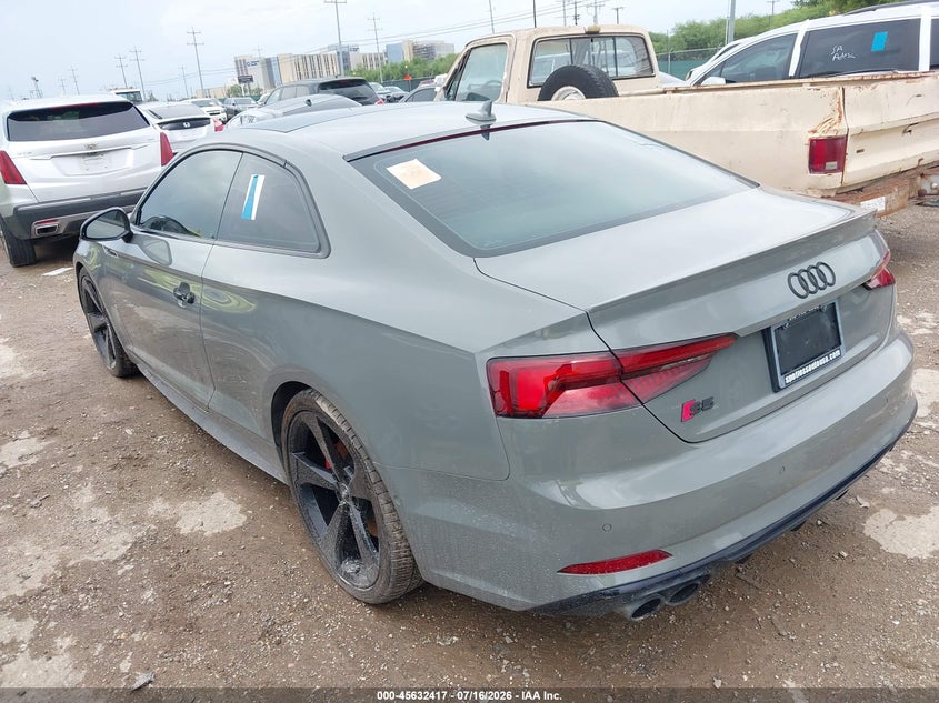 2019 Audi S5 VIN WAUR4AF55KA050844 IAAI salvage auction — ENGINE DAMAGE, Nrc Lienholder Repossession Paperwork (Texas), sold $3,750 on 2026-07-29 (photo 3)