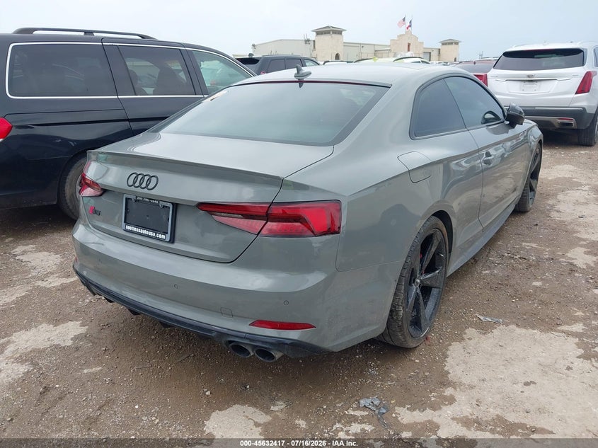 2019 Audi S5 VIN WAUR4AF55KA050844 IAAI salvage auction — ENGINE DAMAGE, Nrc Lienholder Repossession Paperwork (Texas), sold $3,750 on 2026-07-29 (photo 4)