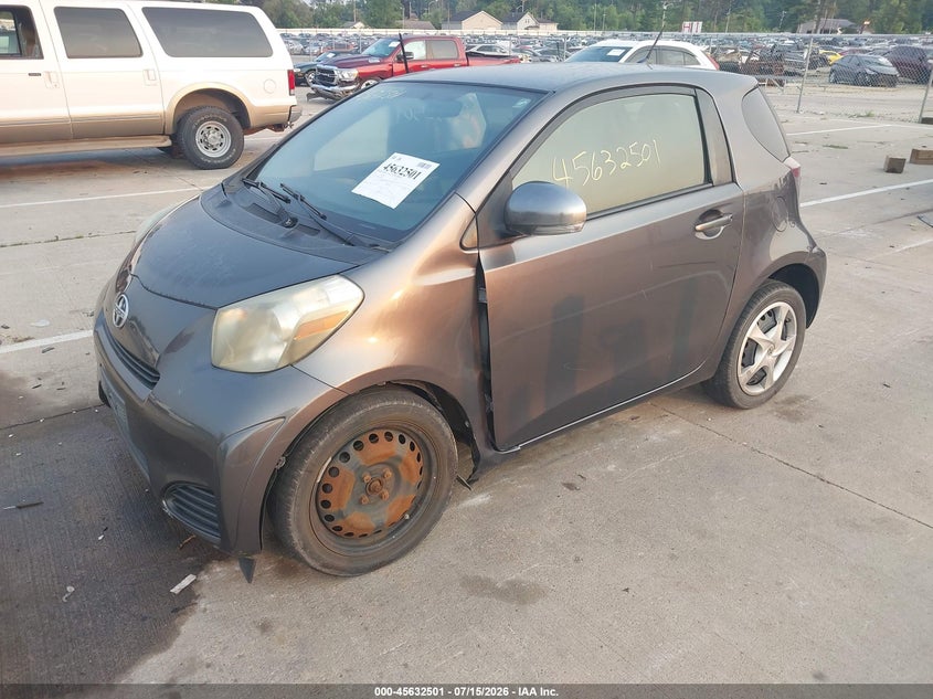 2013 Scion Iq VIN JTNJJXB01DJ025248 IAAI salvage auction — LEFT SIDE, Clear (Indiana), sold $825 on 2026-07-31 (photo 2)