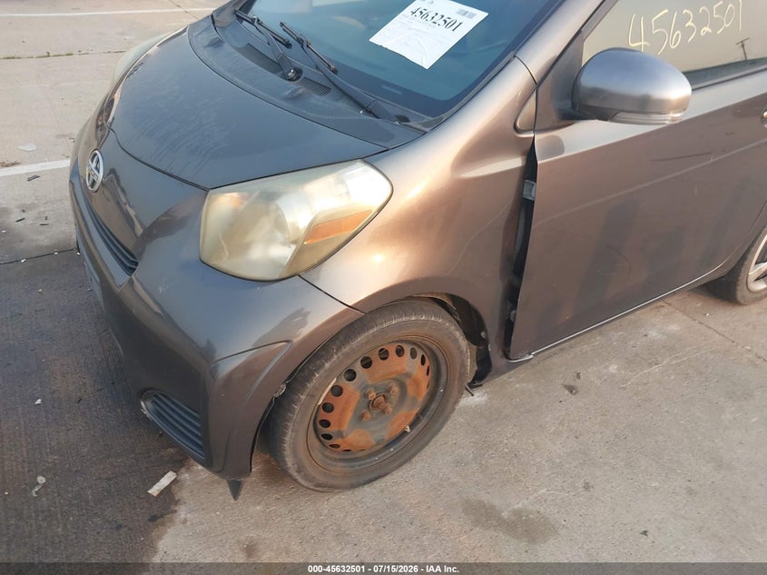 2013 Scion Iq VIN JTNJJXB01DJ025248 IAAI salvage auction — LEFT SIDE, Clear (Indiana), sold $825 on 2026-07-31 (photo 6)