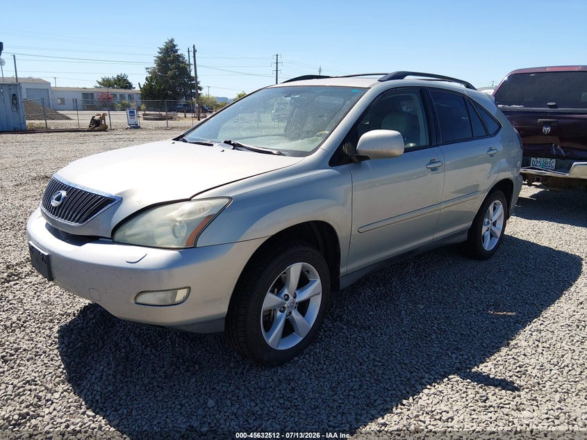 2004 Lexus Rx 330 VIN JTJHA31U640036815 IAAI salvage auction — NORMAL WEAR, Peddle Clear Public-Restricted (Oregon), sold $550 on 2026-07-29 (photo 2)