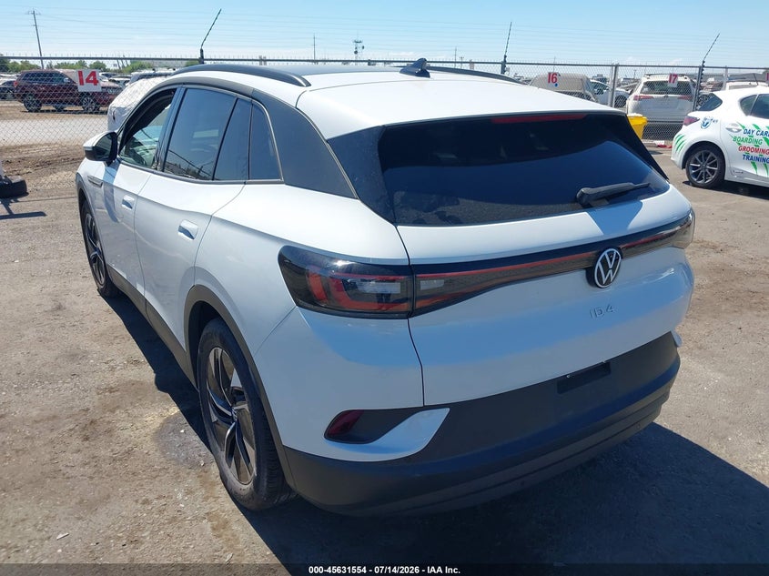 2021 Volkswagen Id.4 VIN WVGTMPE29MP047833 IAAI salvage auction — RIGHT FRONT, Salvage Title, sold $7,900 on 2026-07-29 (photo 3)