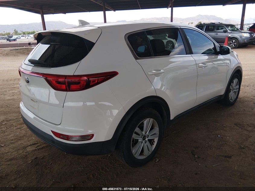 2019 Kia Sportage VIN KNDPM3AC7K7550125 IAAI salvage auction — REAR END, Salvage Title, sold $3,150 on 2026-07-28 (photo 4)