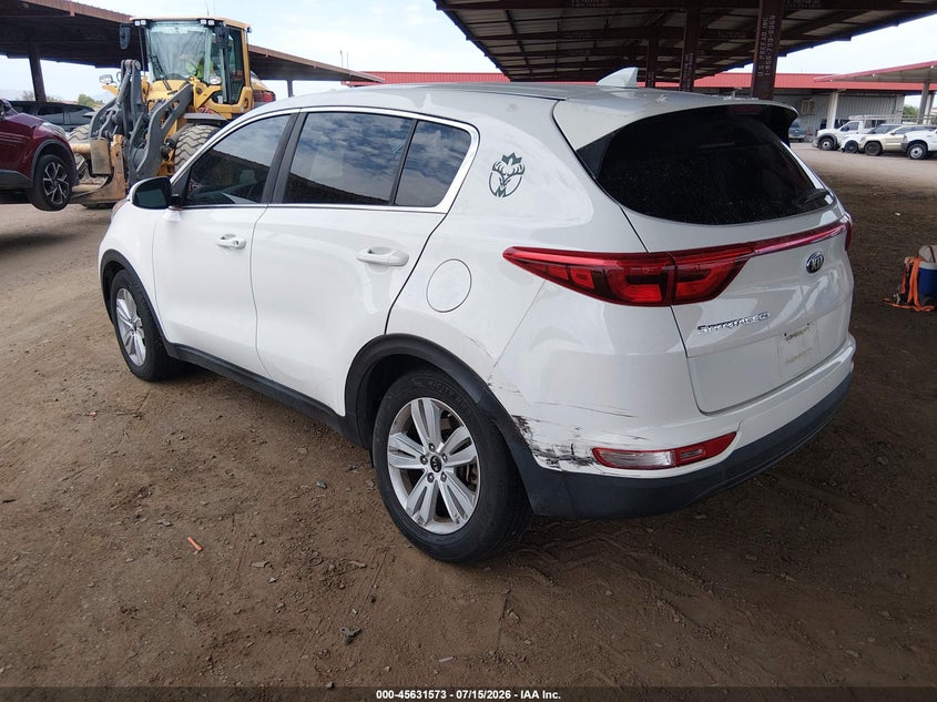 2019 Kia Sportage VIN KNDPM3AC7K7550125 IAAI salvage auction — REAR END, Salvage Title, sold $3,150 on 2026-07-28 (photo 6)