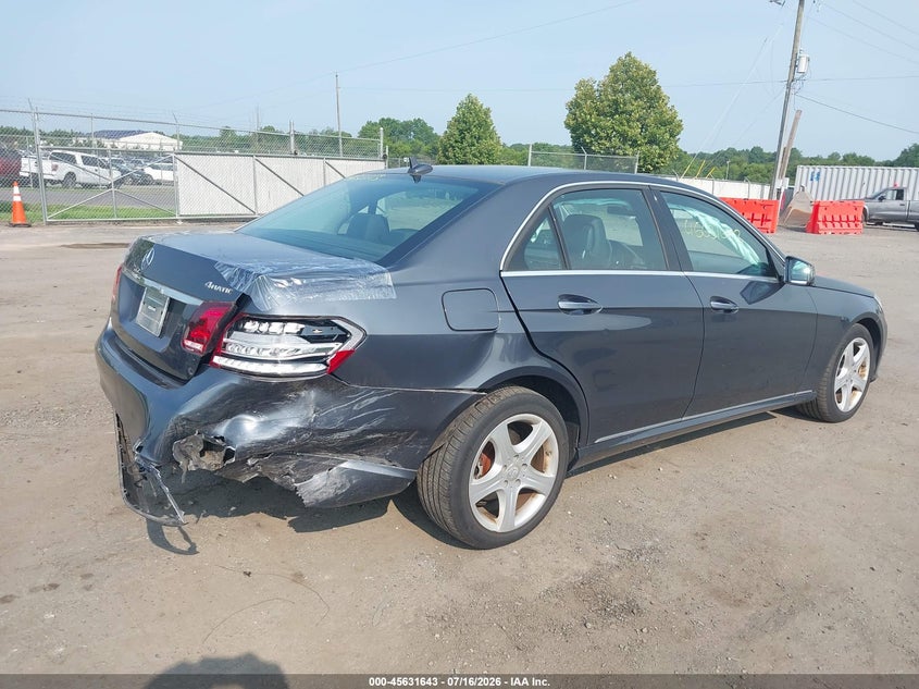 2014 Mercedes-benz E-klasse VIN WDDHF8JB9EB058898 IAAI salvage auction — RIGHT REAR, Salvage (Virginia), sold $3,750 on 2026-08-18 (photo 4)