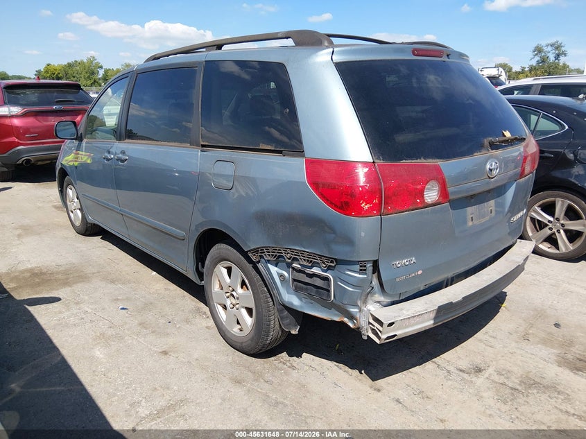 2008 Toyota Sienna VIN 5TDZK23C28S192081 IAAI salvage auction — NORMAL WEAR, Clear-Dealer Only (North Carolina), sold $800 on 2026-07-29 (photo 3)