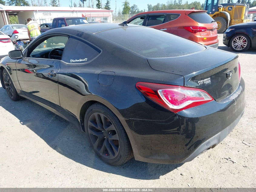 2013 Hyundai Genesis VIN KMHHT6KD0DU099443 IAAI salvage auction — NORMAL WEAR, Clear (Washington), sold $775 on 2026-07-29 (photo 3)