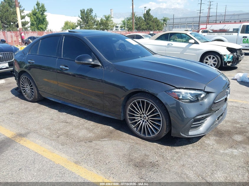 2023 Mercedes-benz C-klasse VIN W1KAF4GB8PR110016 IAAI salvage auction — FRONT & REAR, Salvage Title, sold $15,700 on 2026-09-09 (photo 1)