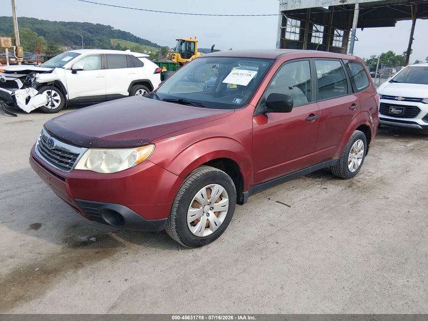 2009 Subaru Forester VIN JF2SH61629H780462 IAAI salvage auction — NORMAL WEAR, Clear (Pennsylvania), sold $375 on 2026-07-29 (photo 2)