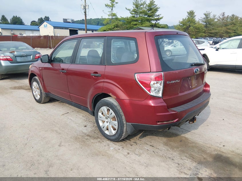 2009 Subaru Forester VIN JF2SH61629H780462 IAAI salvage auction — NORMAL WEAR, Clear (Pennsylvania), sold $375 on 2026-07-29 (photo 3)