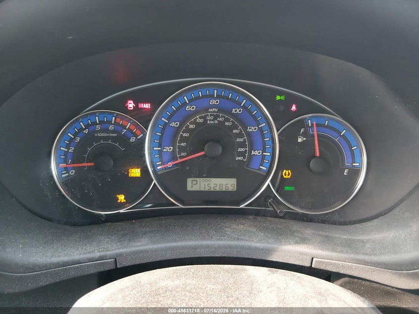 2009 Subaru Forester VIN JF2SH61629H780462 IAAI salvage auction — NORMAL WEAR, Clear (Pennsylvania), sold $375 on 2026-07-29 (photo 7)