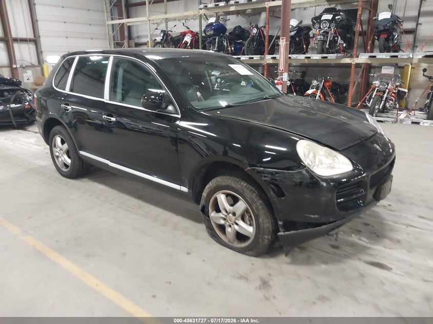 2004 Porsche Cayenne VIN WP1AB29P64LA69059 IAAI salvage auction — RIGHT FRONT, Clear (Michigan), sold $825 on 2026-08-06 (photo 1)