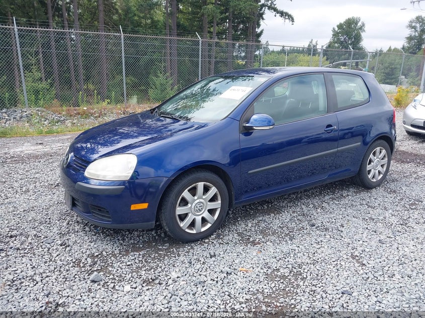 2007 Volkswagen Rabbit VIN WVWBR71K37W278017 IAAI salvage auction — REAR END, Bill Of Sale (Washington), sold $775 on 2026-08-05 (photo 2)