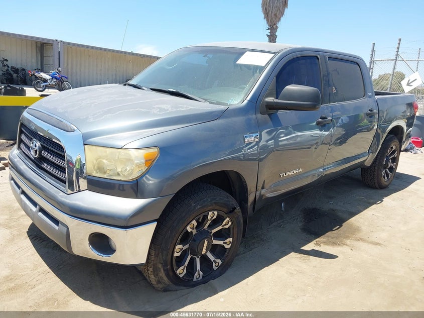 2008 Toyota Tundra VIN 5TFEV54178X036908 IAAI salvage auction — SIDE, Salvage (California), sold $3,550 on 2026-07-29 (photo 2)