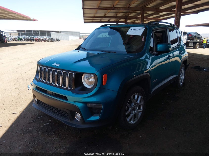 2020 Jeep Renegade VIN ZACNJABB5LPL88748 IAAI salvage auction — REAR END, Salvage Title, sold $2,825 on 2026-08-18 (photo 2)