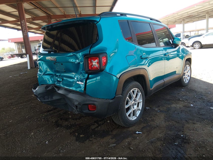 2020 Jeep Renegade VIN ZACNJABB5LPL88748 IAAI salvage auction — REAR END, Salvage Title, sold $2,825 on 2026-08-18 (photo 4)