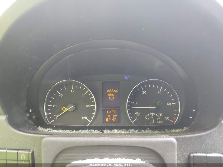 2011 Mercedes-benz Sprinter VIN WDZPE7CC7B5553846 IAAI salvage auction — ROOF, Salvage (Virginia), sold $3,050 on 2026-07-28 (photo 7)