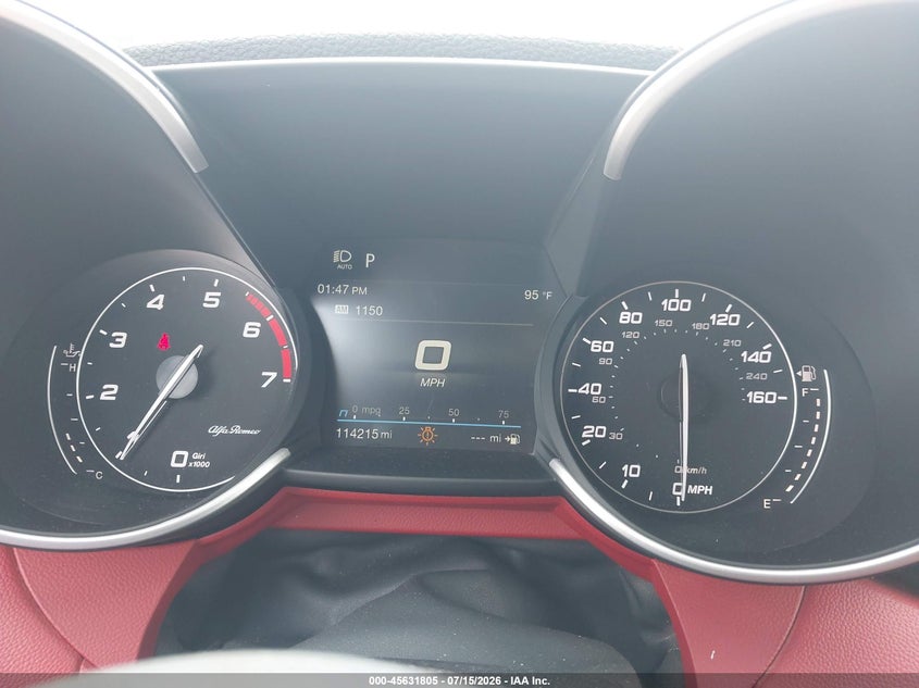 2021 Alfa romeo Giulia VIN ZARFANAN6M7646547 IAAI salvage auction — FRONT END, Salvage Title, sold $3,350 on 2026-08-12 (photo 7)