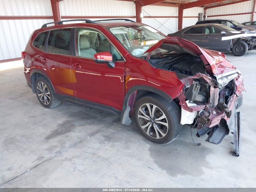 2020 Subaru Forester VIN JF2SKAUC9LH471620 IAAI salvage auction — FRONT & REAR, Salvage Title, sold $1,750 on 2026-07-31 (photo 1)