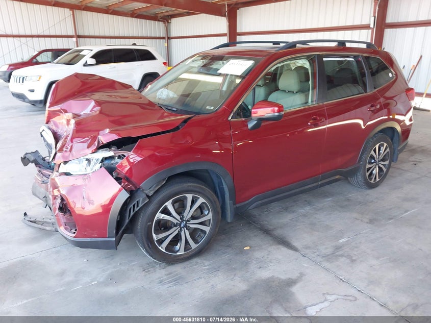 2020 Subaru Forester VIN JF2SKAUC9LH471620 IAAI salvage auction — FRONT & REAR, Salvage Title, sold $1,750 on 2026-07-31 (photo 2)