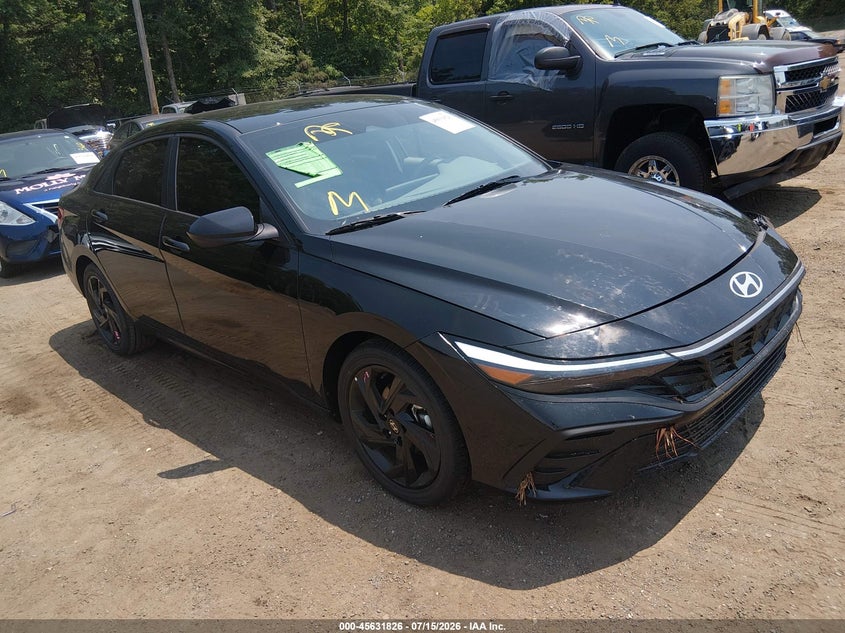 2026 Hyundai Elantra VIN KMHLM4DG3TU199442 IAAI salvage auction — LEFT SIDE, Salvage Title, sold $5,700 on 2026-07-29 (photo 1)