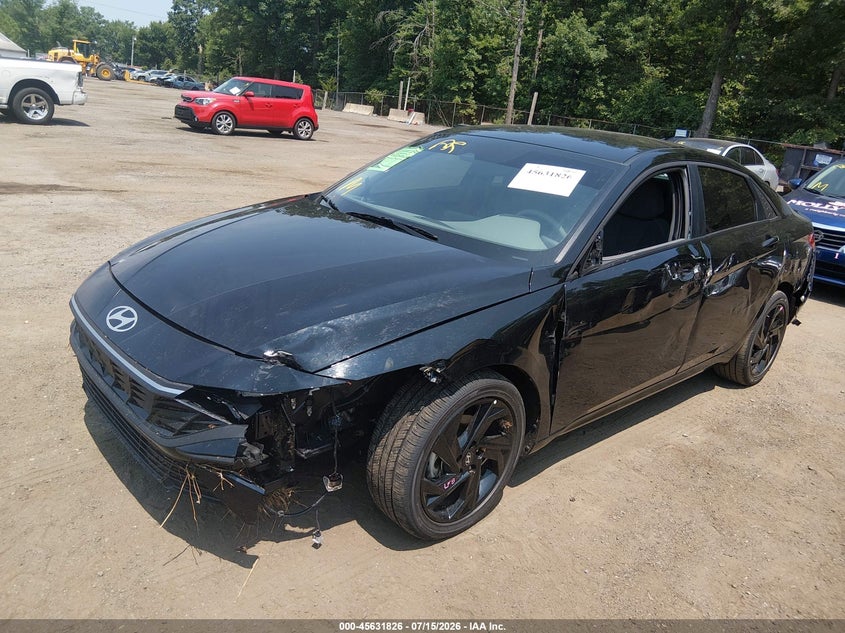 2026 Hyundai Elantra VIN KMHLM4DG3TU199442 IAAI salvage auction — LEFT SIDE, Salvage Title, sold $5,700 on 2026-07-29 (photo 2)