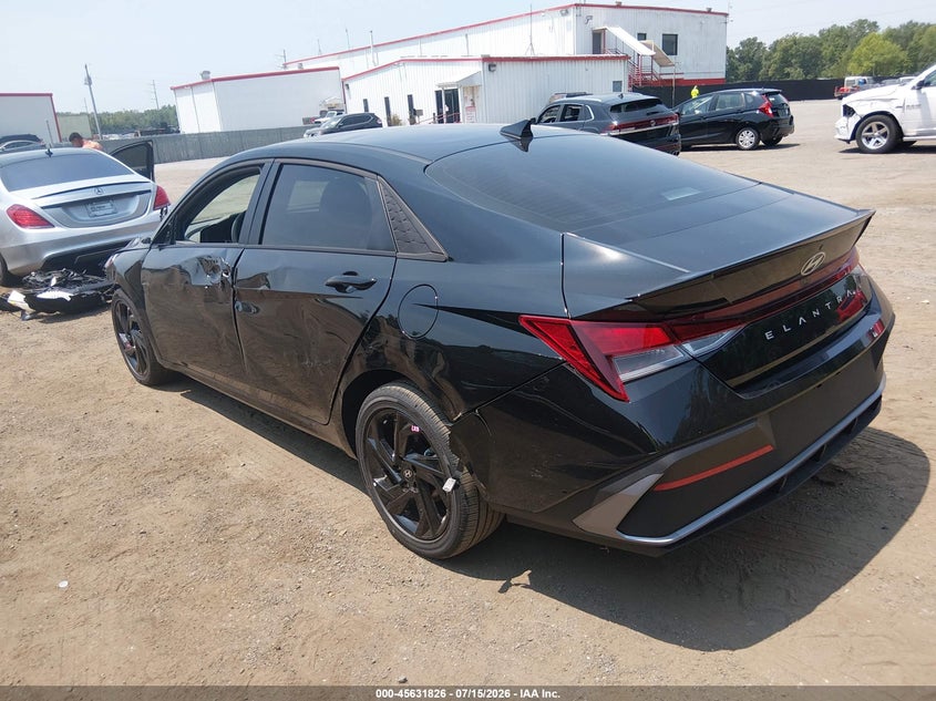 2026 Hyundai Elantra VIN KMHLM4DG3TU199442 IAAI salvage auction — LEFT SIDE, Salvage Title, sold $5,700 on 2026-07-29 (photo 3)