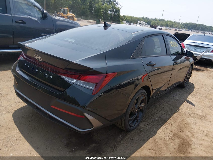2026 Hyundai Elantra VIN KMHLM4DG3TU199442 IAAI salvage auction — LEFT SIDE, Salvage Title, sold $5,700 on 2026-07-29 (photo 4)