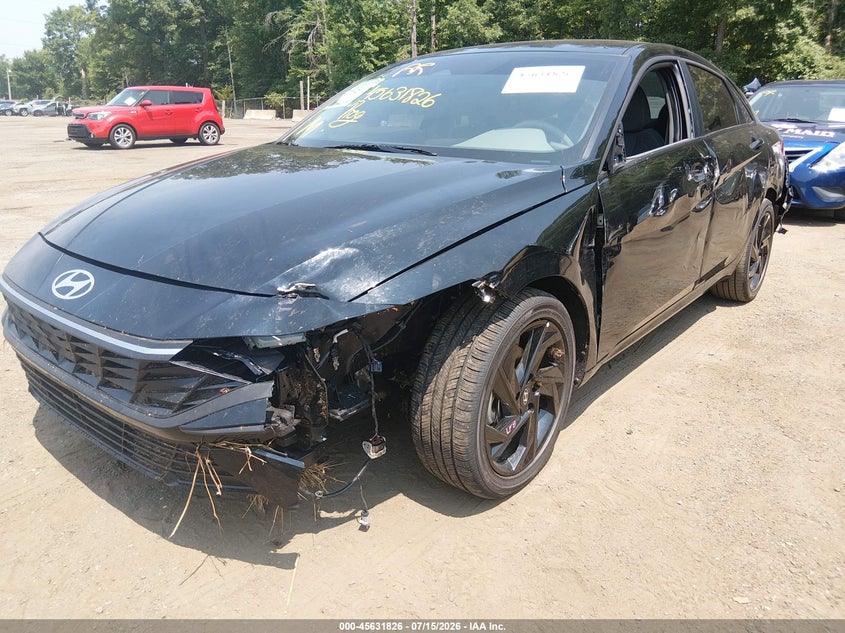 2026 Hyundai Elantra VIN KMHLM4DG3TU199442 IAAI salvage auction — LEFT SIDE, Salvage Title, sold $5,700 on 2026-07-29 (photo 6)