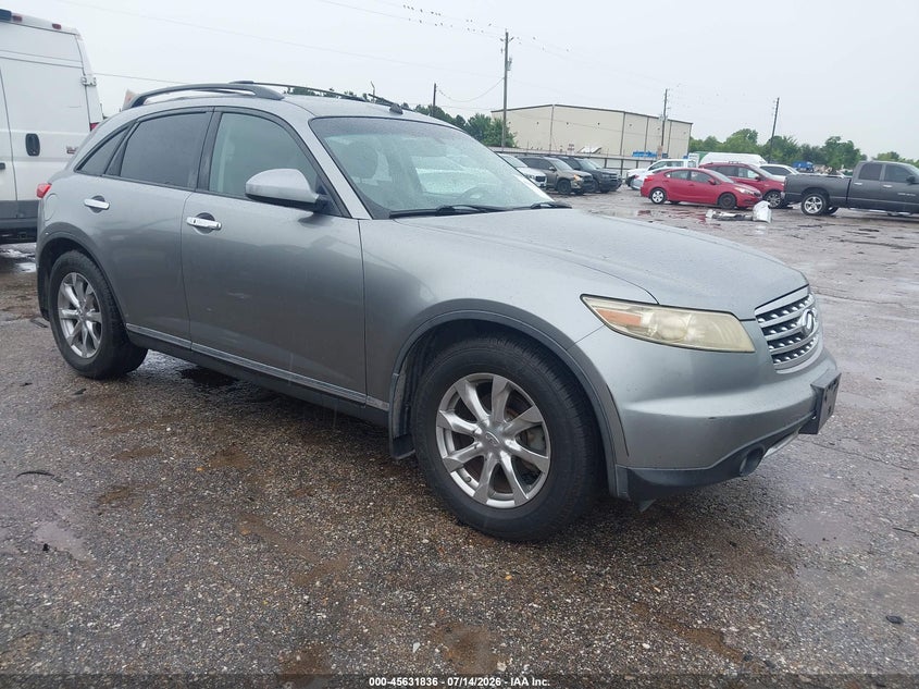2007 Infiniti Fx35 VIN JNRAS08U27X102195 IAAI salvage auction — LEFT FRONT, Salvage (Texas), sold $575 on 2026-07-25 (photo 1)