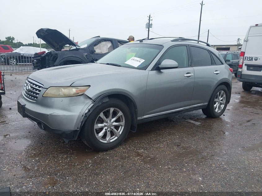 2007 Infiniti Fx35 VIN JNRAS08U27X102195 IAAI salvage auction — LEFT FRONT, Salvage (Texas), sold $575 on 2026-07-25 (photo 2)