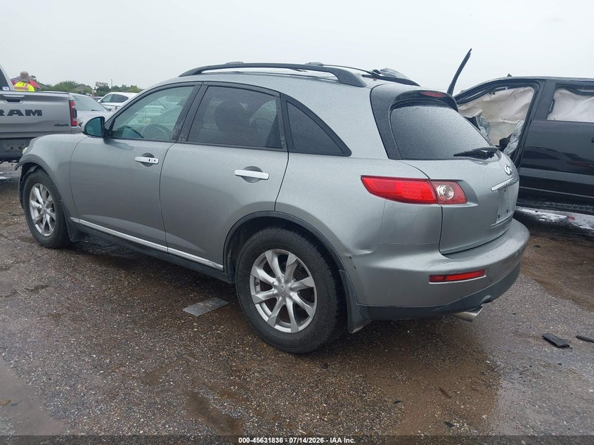 2007 Infiniti Fx35 VIN JNRAS08U27X102195 IAAI salvage auction — LEFT FRONT, Salvage (Texas), sold $575 on 2026-07-25 (photo 3)