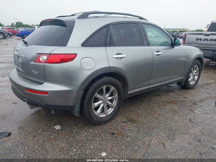 2007 Infiniti Fx35 VIN JNRAS08U27X102195 IAAI salvage auction — LEFT FRONT, Salvage (Texas), sold $575 on 2026-07-25 (photo 4)