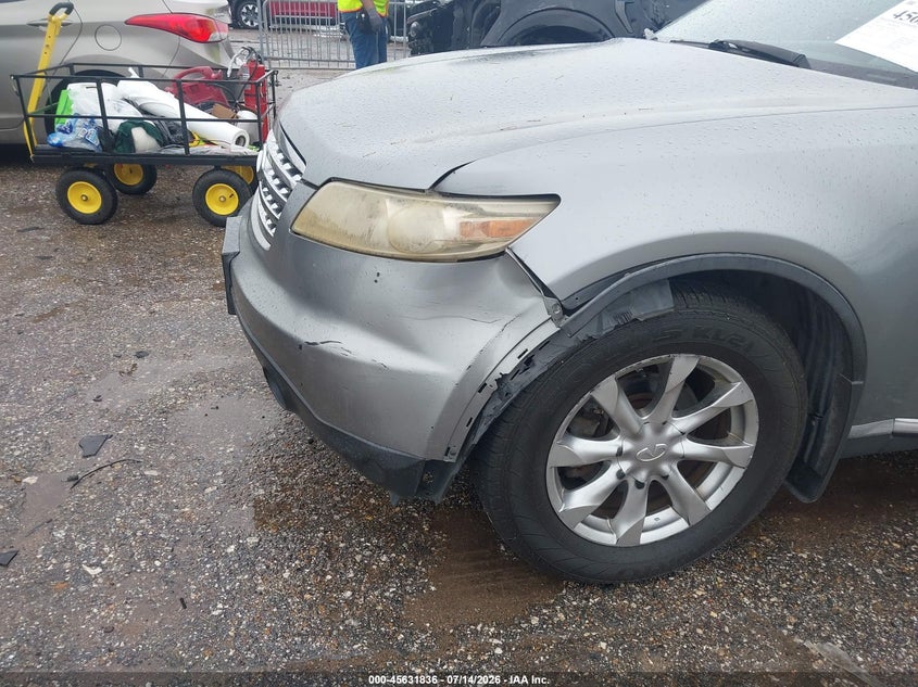 2007 Infiniti Fx35 VIN JNRAS08U27X102195 IAAI salvage auction — LEFT FRONT, Salvage (Texas), sold $575 on 2026-07-25 (photo 6)