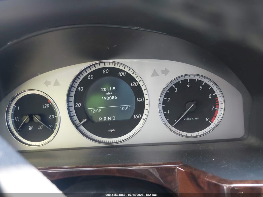 2011 Mercedes-benz Glk-class VIN WDCGG5GB8BF663888 IAAI salvage auction — NORMAL WEAR, Clear - Dealer Only (California), sold $1,050 on 2026-07-28 (photo 7)