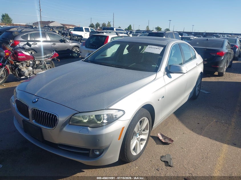 2012 BMW 5er VIN WBAXH5C50CDW03598 IAAI salvage auction — NORMAL WEAR, Clear (Colorado), sold $25 on 2026-07-21 (photo 2)