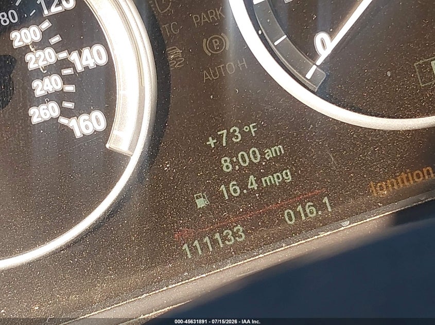 2012 BMW 5er VIN WBAXH5C50CDW03598 IAAI salvage auction — NORMAL WEAR, Clear (Colorado), sold $25 on 2026-07-21 (photo 7)