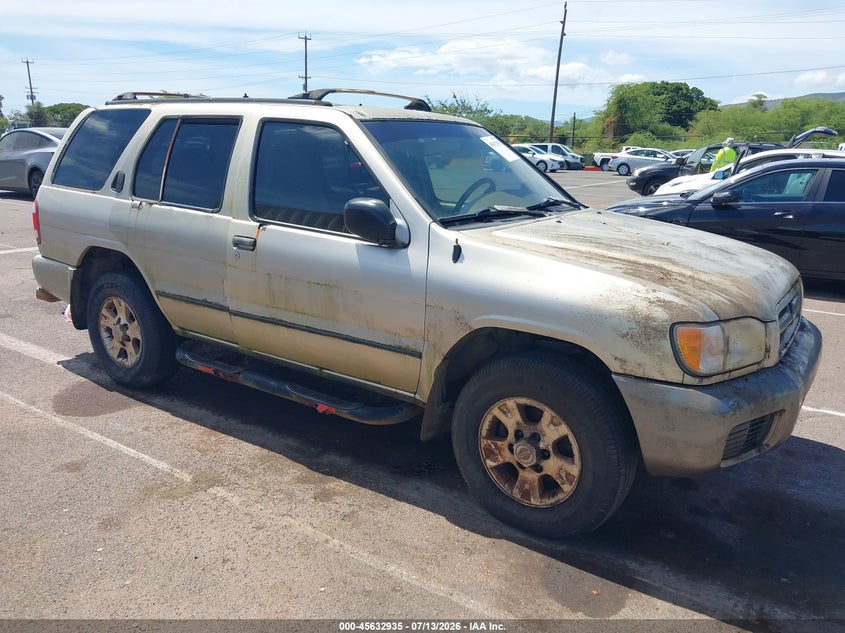 2000 Nissan Pathfinder VIN JN8AR07S0YW435955 IAAI salvage auction — NORMAL WEAR, Clear (Hawaii), sold $25 on 2026-07-28 (photo 1)