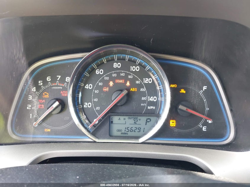 2013 Toyota Rav 4 VIN 2T3DFREV8DW019308 IAAI salvage auction — FRONT & REAR, Salvage (New Mexico), sold $3,600 on 2026-08-20 (photo 7)