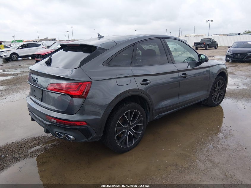2024 Audi Sq5 sportback VIN WA124AFY2R2113136 IAAI salvage auction — WATER/FLOOD, Salvage (Texas), sold $19,900 on 2026-08-12 (photo 4)
