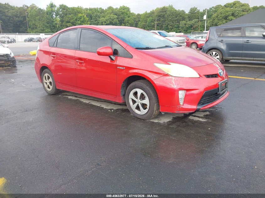 2012 Toyota Prius VIN JTDKN3DU2C5485810 IAAI salvage auction — NORMAL WEAR, Clear (Georgia), sold $275 on 2026-07-29 (photo 1)