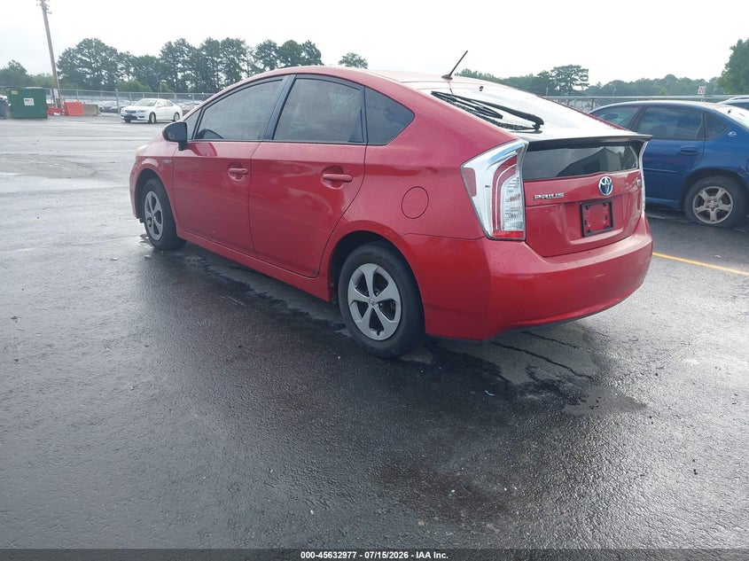 2012 Toyota Prius VIN JTDKN3DU2C5485810 IAAI salvage auction — NORMAL WEAR, Clear (Georgia), sold $275 on 2026-07-29 (photo 3)